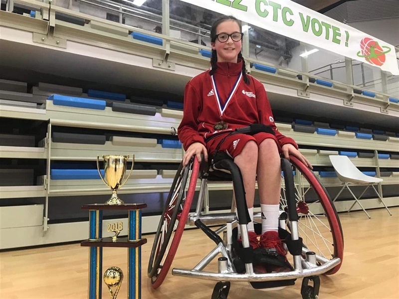 CVA Student Scores Gold in European Wheelchair Basketball Championship