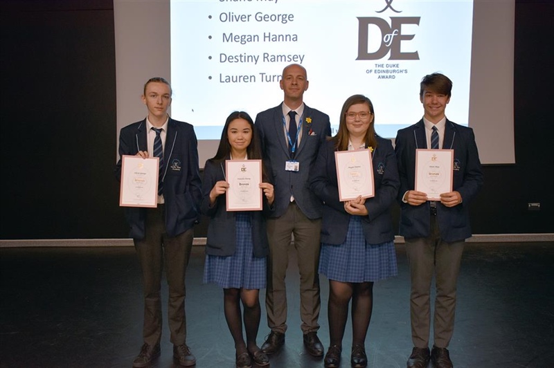 Year 10 Students Awarded Their DofE Bronze Award