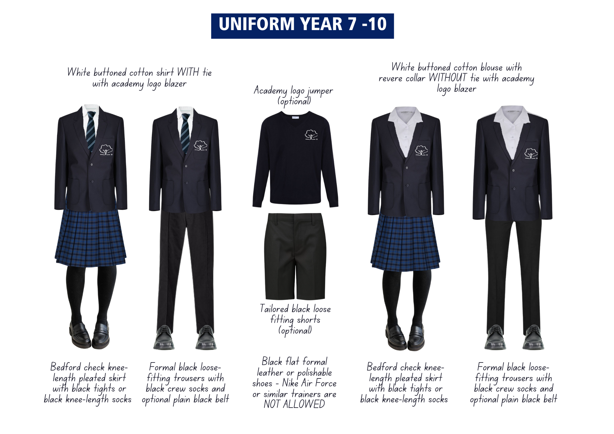 Year 7 - 10 uniform
